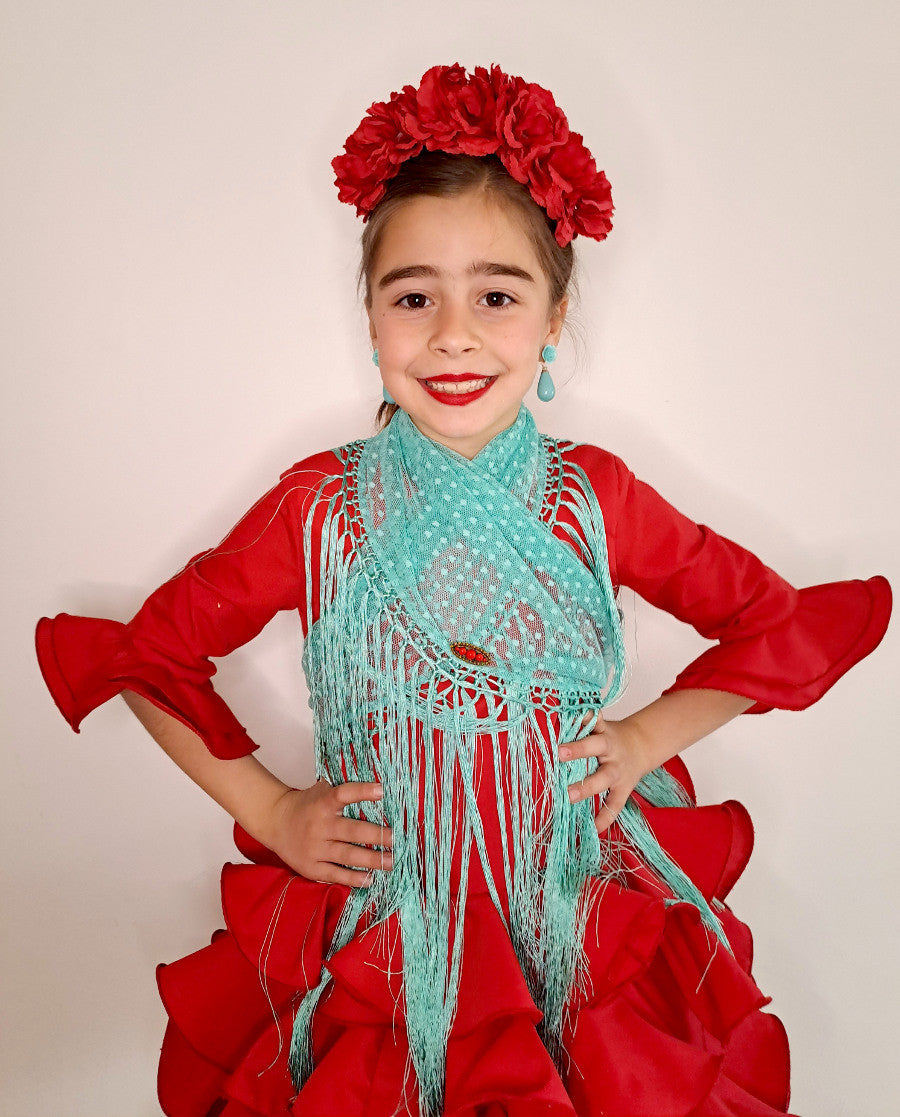 Vestidos de discount flamenca bebe niña