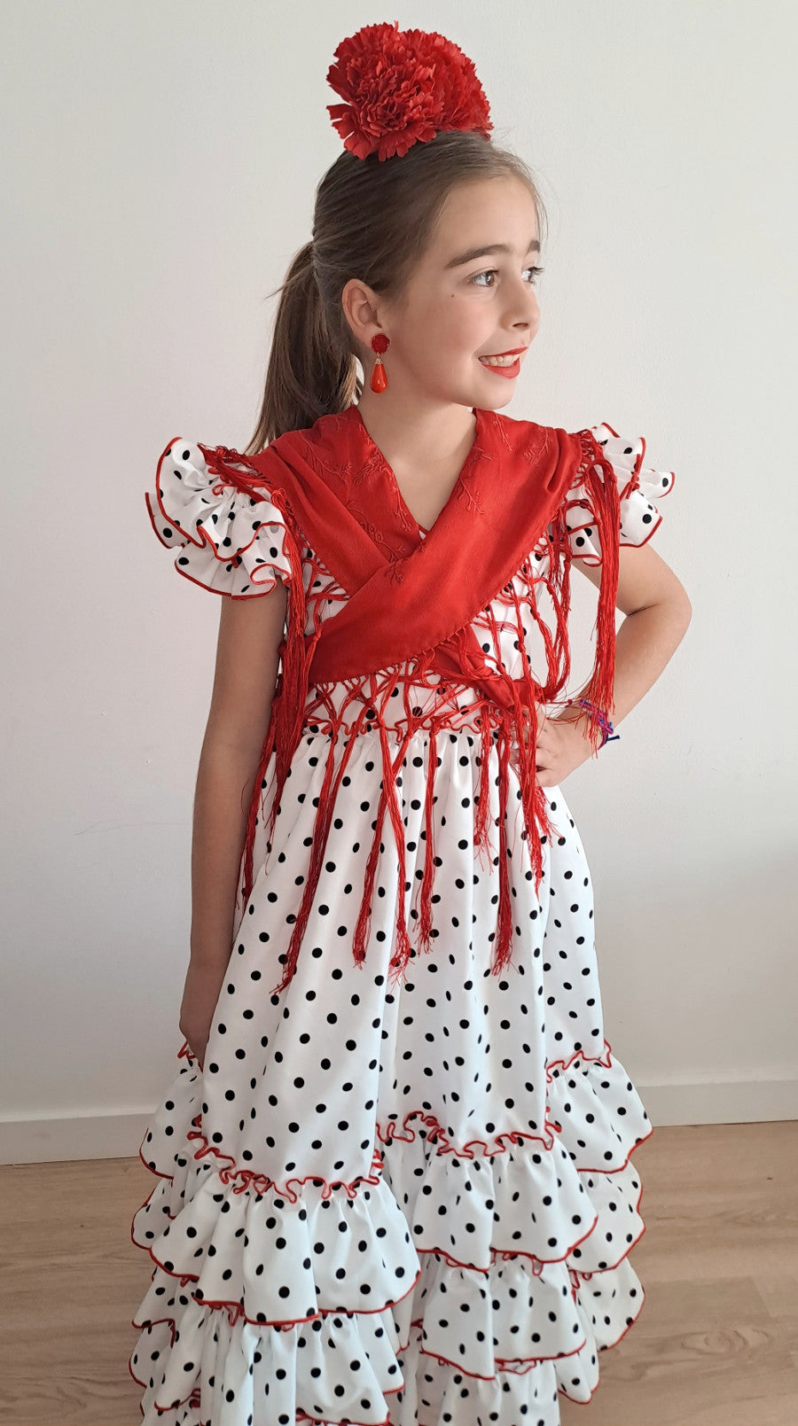 Traje flamenca best sale niña 4 años